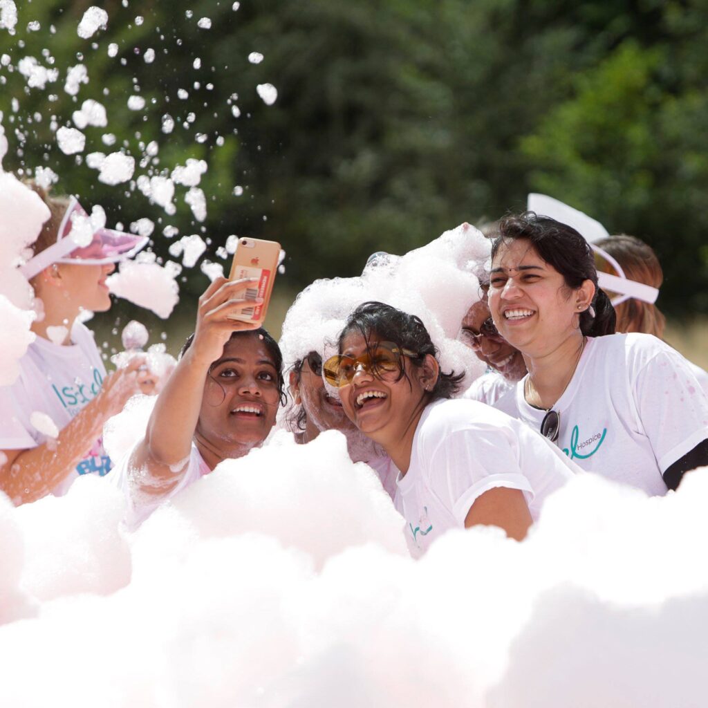 Isabel Hospice Bubble Rush 2023 in Hertford