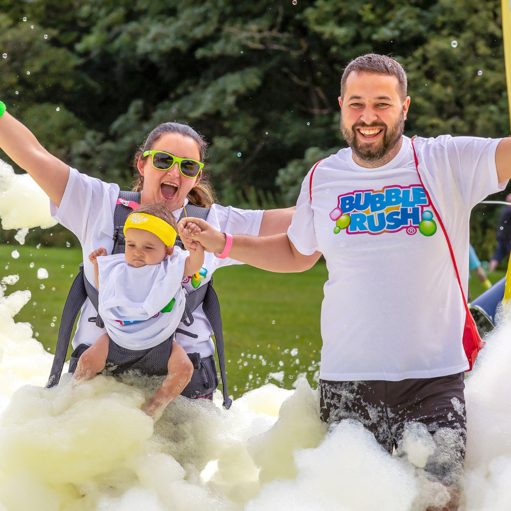 Bubble Rush 5k family fun run