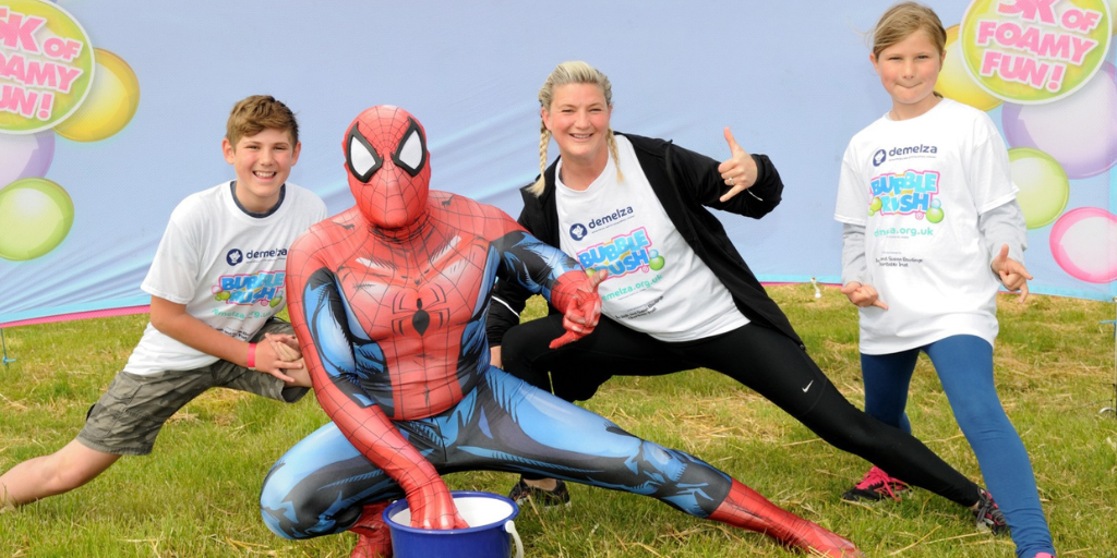 Bubble Rush 5k fun run to raise money for charity